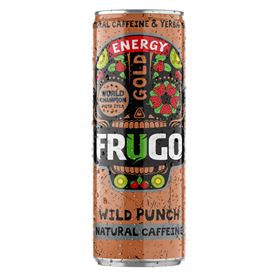 FRUGO WILD PUNCH GOLD ENERGY CARBON ENERGY DRINK 330 ML 24 STÜCK - Biolaboratorium