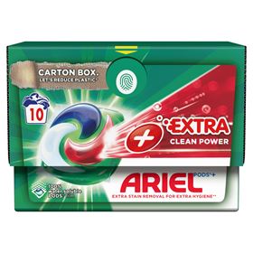 ARIEL EXTRA CLEAN WÄSCHEKAPSELN 10 KAPSELN - Biolaboratorium