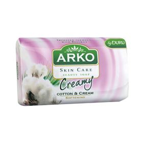 ARKO SKIN CARE CREAMY COTTON & MOISTURIZERS KOSMETISCHE SEIFE 90 G - Biolaboratorium