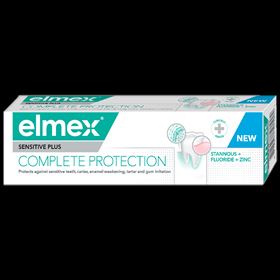 ELMEX SENSITIVE PLUS VOLLSTÄNDIGER SCHUTZ ZAHNPASTA ÜBEREMPFINDLICHKEIT UND ZAHNFLEISCH 75ML
