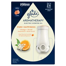 GLADE AROMATHERAPIE ELECTRIC PURE HAPPINESS ELEKTRODIFFUSOR ORANGE + NEROLIBLUME 20 ML - Biolaboratorium