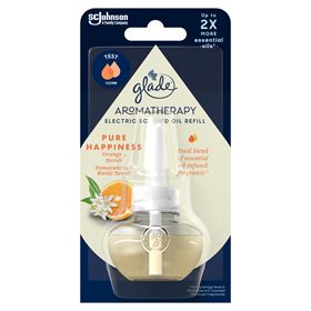 GLADE AROMATHERAPIE PURE HAPPINESS NACHFÜLLUNG FÜR ELEKTRISCHEN DIFFUSOR ORANGE + NEROLI-BLUME 17,4 ML - Biolaboratorium