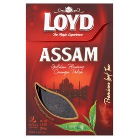 LOYD ASSAM SCHWARZER BLATT-TEE 80 G - Biolaboratorium
