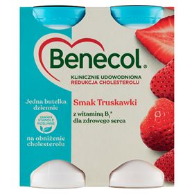 BENECOL DRINK 4X 67,5G ERDBEERE - Biolaboratorium