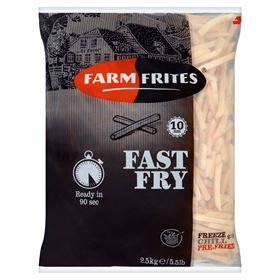 FARM FRITES FAST STRAIGHT FRITTES 10 X 10 MM gefroren 2,5 kg - Biolaboratorium