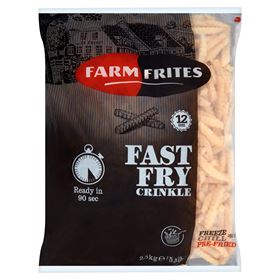 BAUERNHOF-FRITES SCHNELL GEFRORENE GEBOGENE FRITES 2,5 KG - Biolaboratorium