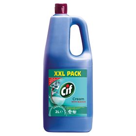 CIF CRÈME PROFESSIONNELLE À L'EAU DE JAVEL PROFESSIONAL XXL LAIT NETTOYANT ET BLANCHISSANT 2 L