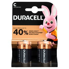 DURACELL C/LR14 ALKALIN-BATTERIEN 2 STK - Biolaboratorium