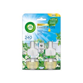 AIR WICK ÄTHERISCHE ÖLE ELEKTRISCHER ERFRISCHER ERFRISCHUNG SOMMERMORGEN FRISCHE 19 ML 2 STÜCK - Biolaboratorium