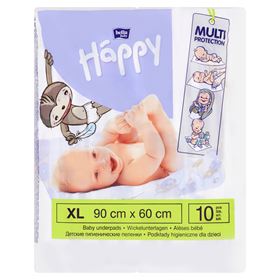 BELLA BABY HAPPY HYGIENE BADDERS FÜR KINDER 90 X 60 CM 10 STÜCK - Biolaboratorium