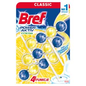 BREF WC POWER AKTIV WASCH- UND DUFTANHÄNGER FÜR WC GLÜHBIRNEN SAFT ZITRONE 50 G 3 STÜCK - Biolaboratorium