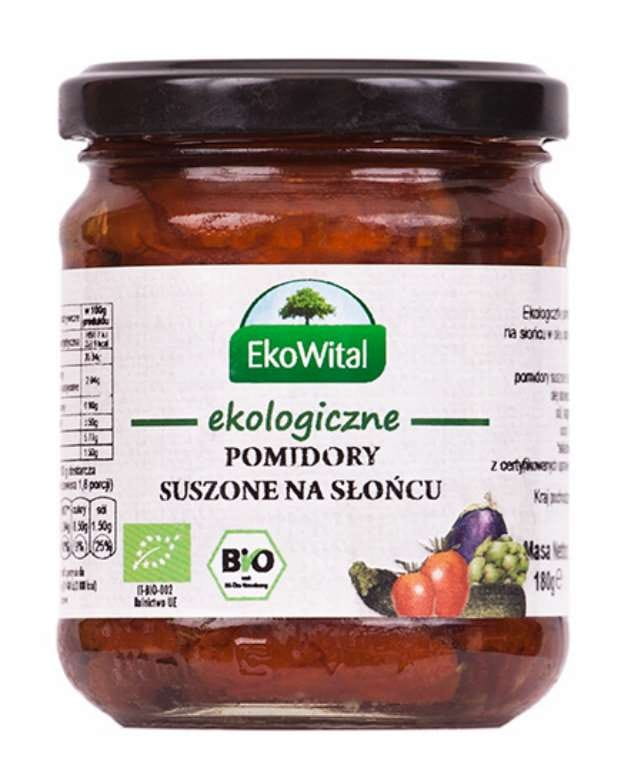 Sonnengetrocknete Tomaten in Öl BIO 180 g EKOWITAL - Biolaboratorium