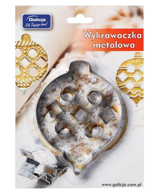 Metallausstecher für Kekse GALICJA Christbaumkugel - Biolaboratorium