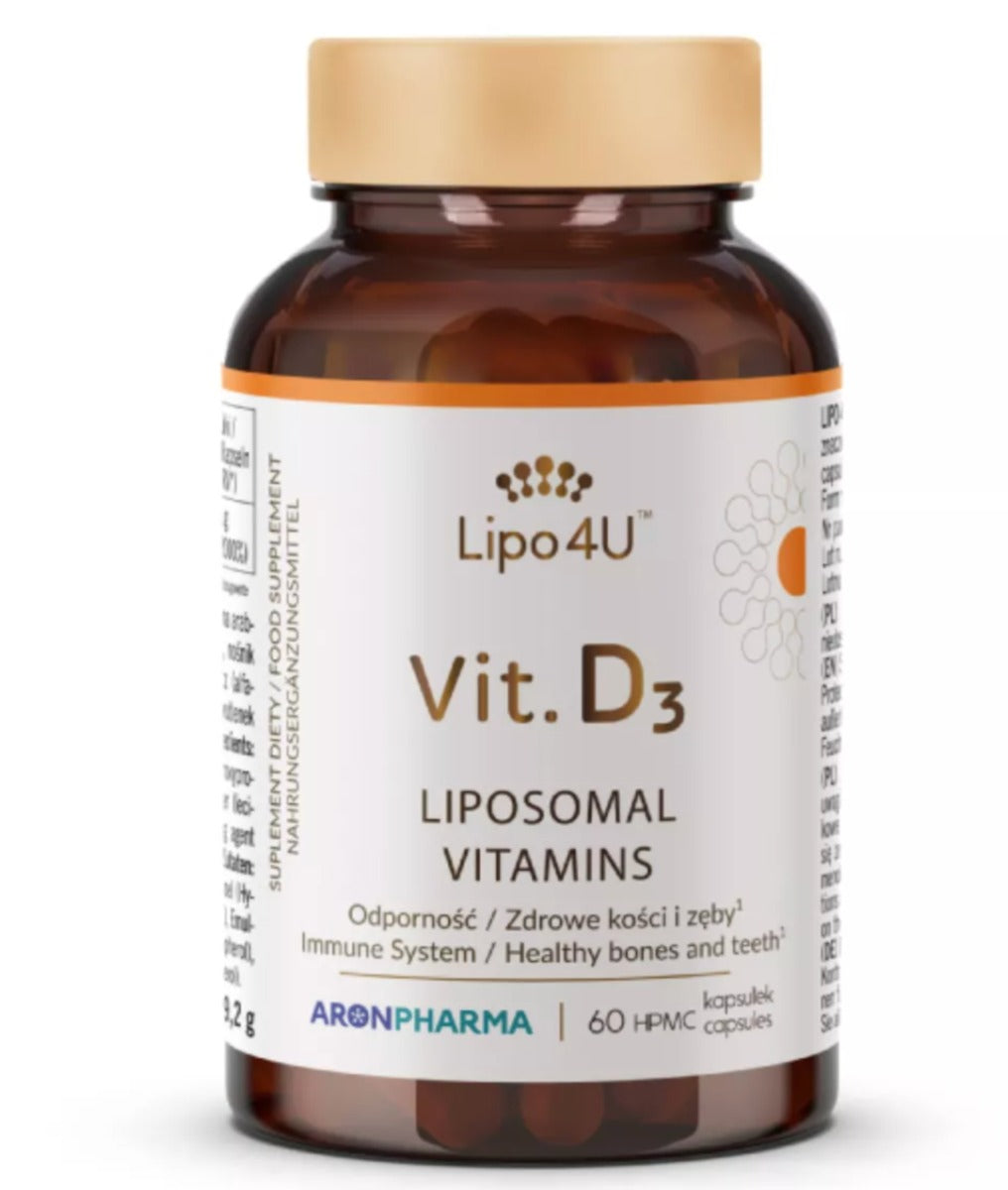 Aronpharma Lipo 4U Vit. D3 Liposomales Vitamin D3 60 Kapseln - Biolaboratorium