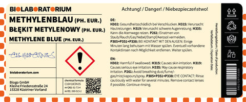 Methylenblau Reag. Ph. Eur. 5g BIOLABORATORIUM