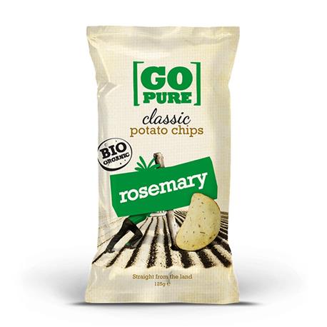 Glutenfreie Rosmarinchips BIO 125 g GO PURE - Biolaboratorium