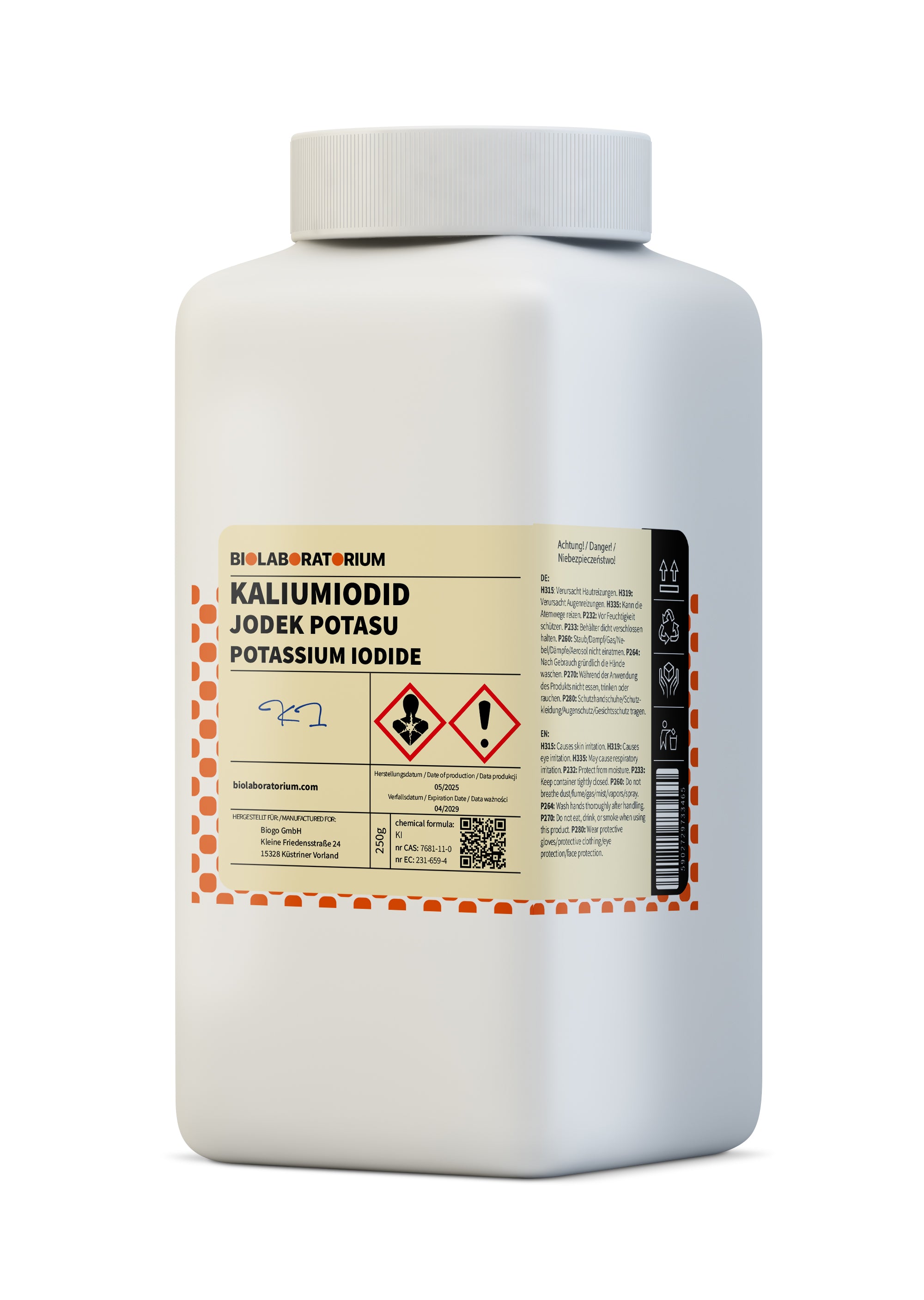 Kaliumiodid 25g BIOLABORATORIUM - Biolaboratorium