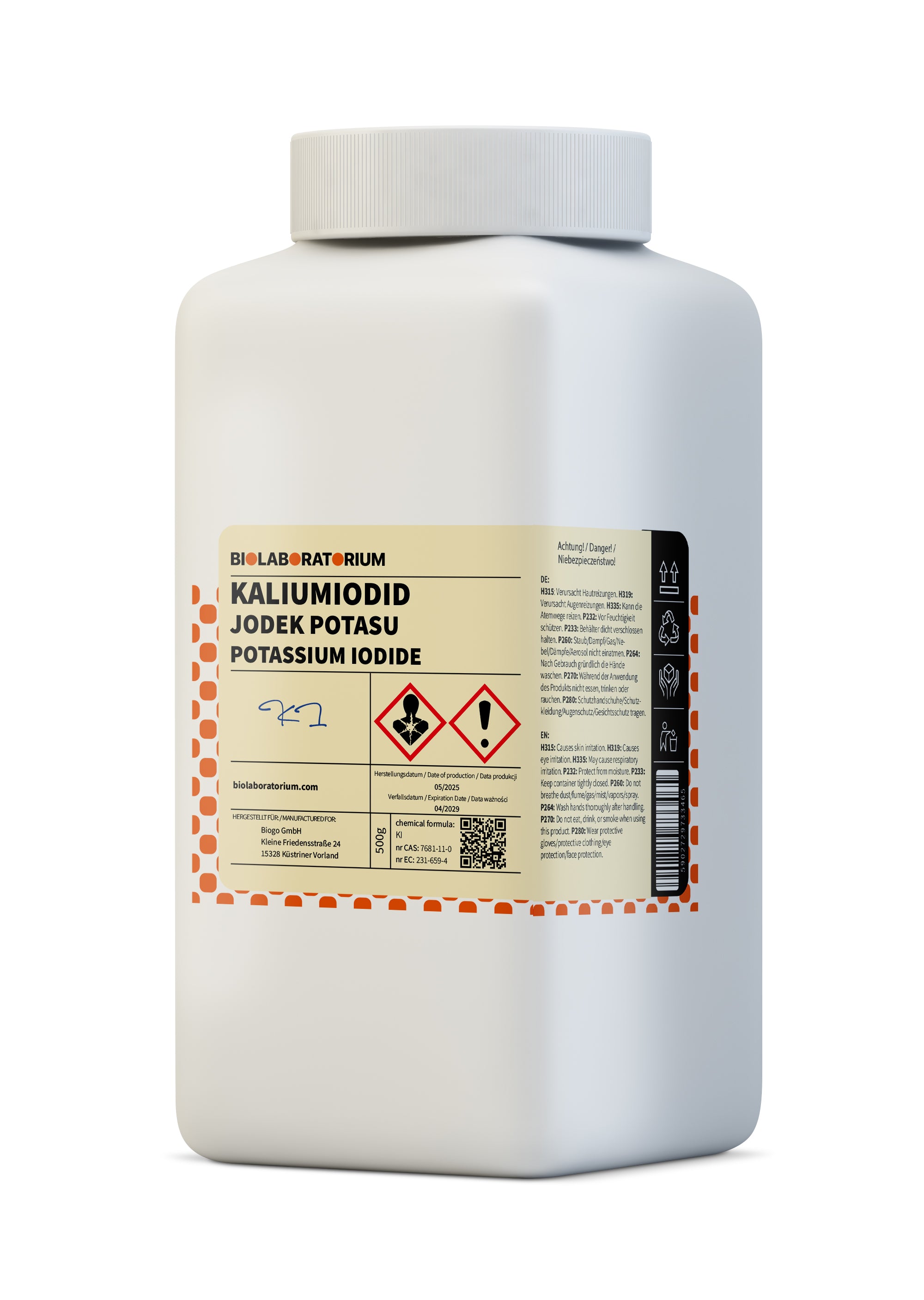 Kaliumiodid 100g BIOLABORATORIUM - Biolaboratorium