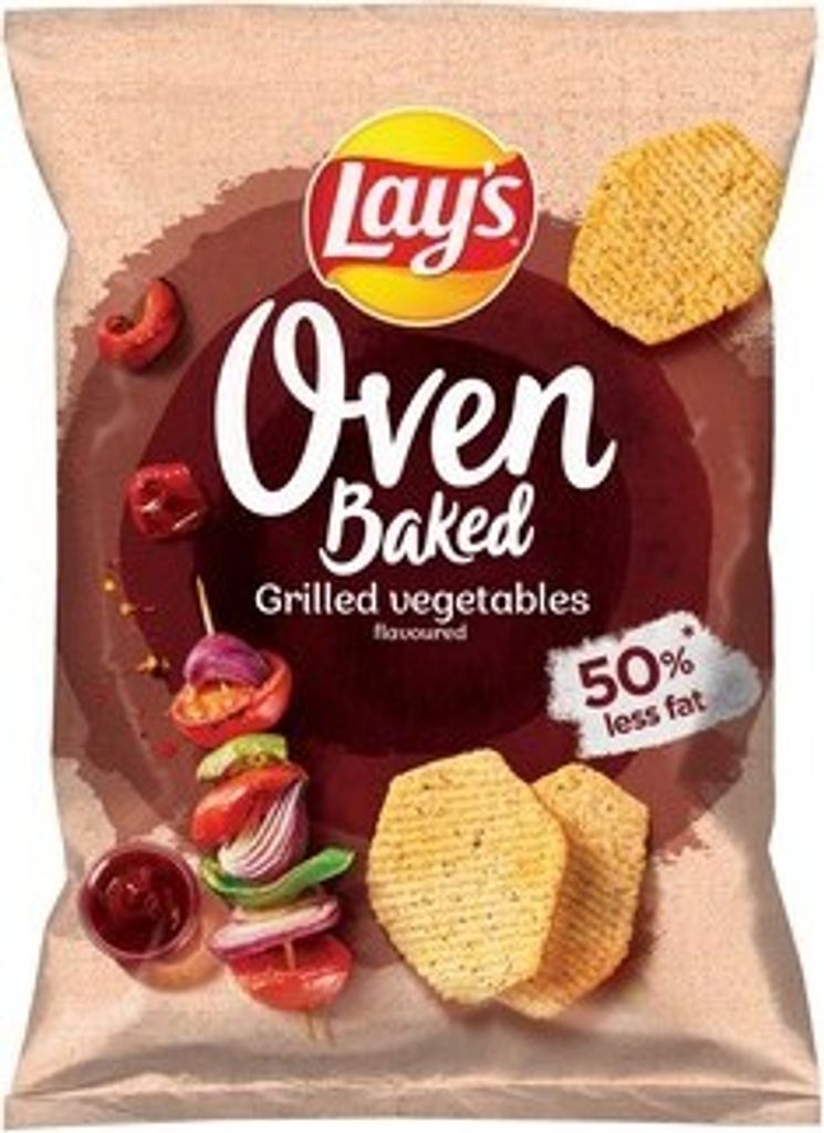 Legt ofengebackene Chips, gegrilltes Gemüse, 125 g - Biolaboratorium
