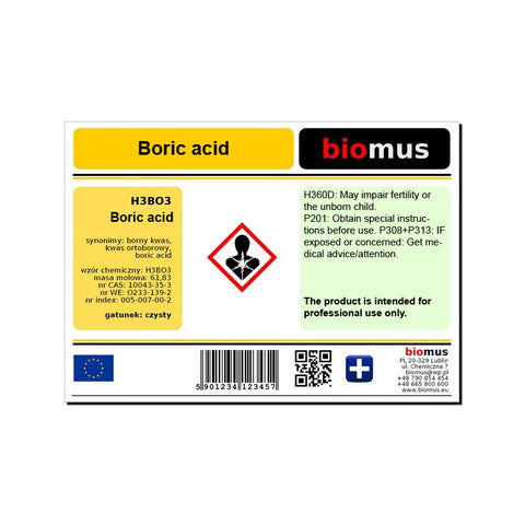 Acide borique 1000g BIOMUS
