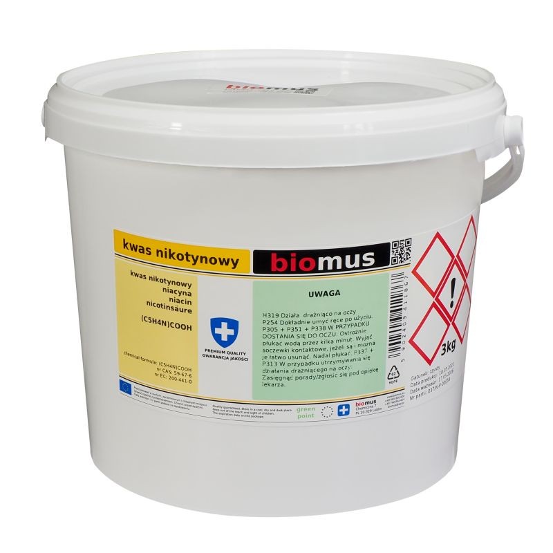 Nikotinsäure Niacin 25kg BIOMUS - Biolaboratorium