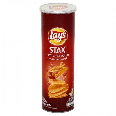 Lays Stax Hot Chili Squid 105 g - Biolaboratorium