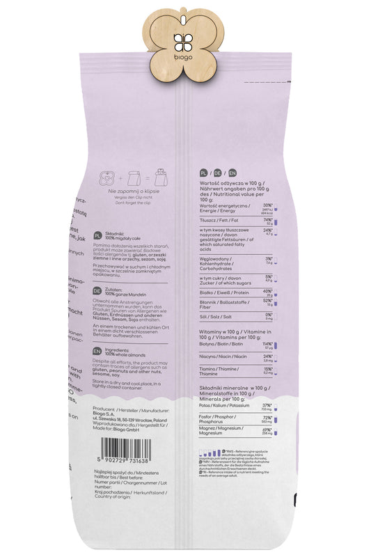 Mandeln 1 kg BIOGO - Biolaboratorium