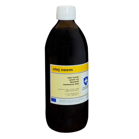 Neemöl (aus Neem) UNRAFFINIERT, KALTGEPRESST 500 ml BIOMUS
