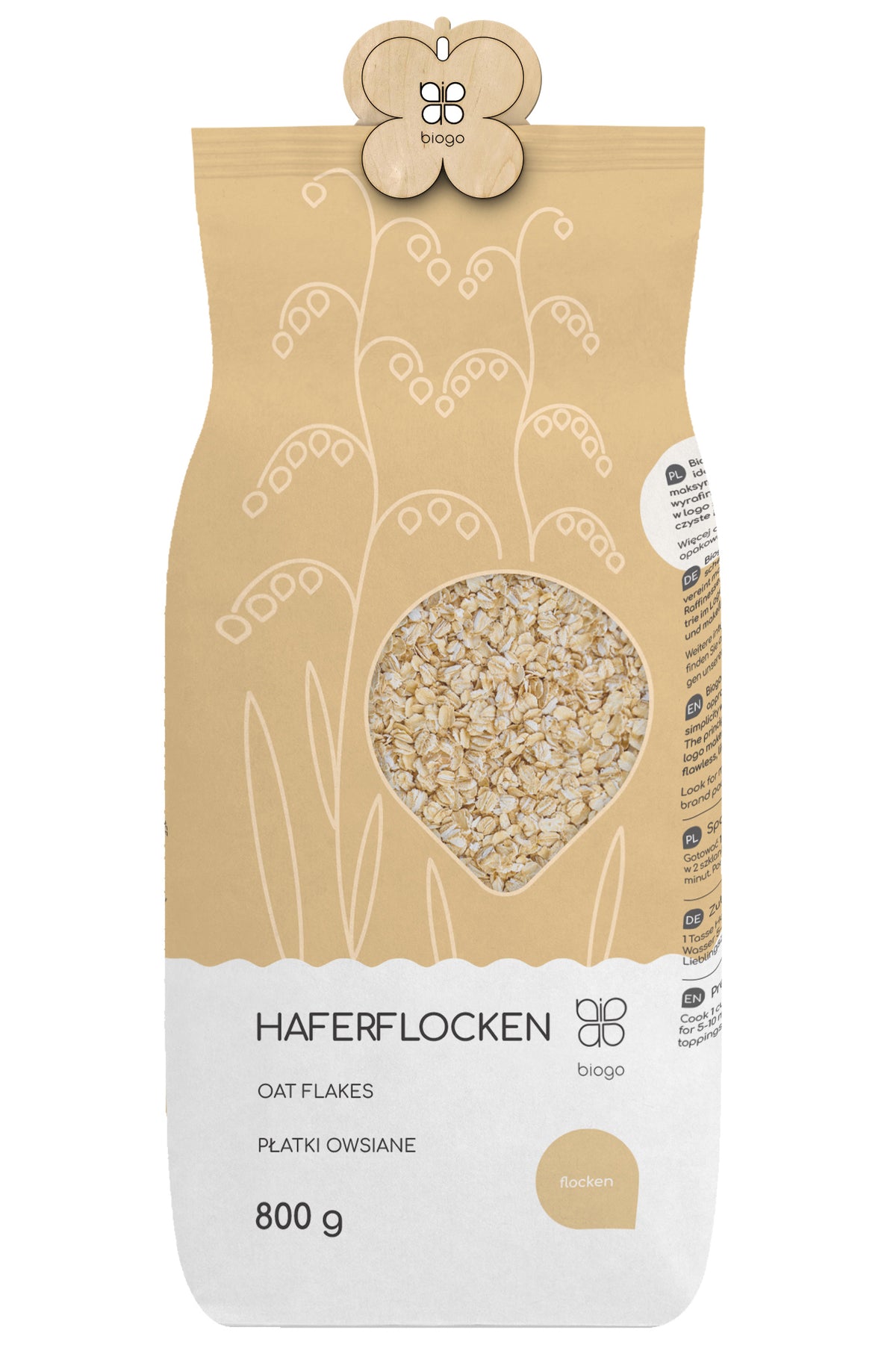 Haferflocken 800 g BIOGO