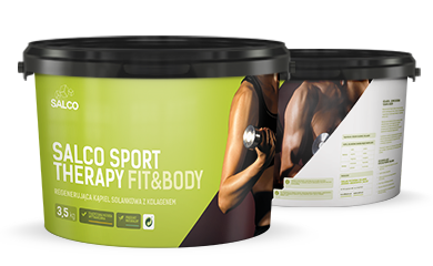 Regenerierendes Solebad mit Kollagen SALCO SPORT THERAPY FIT&BODY -3 kg