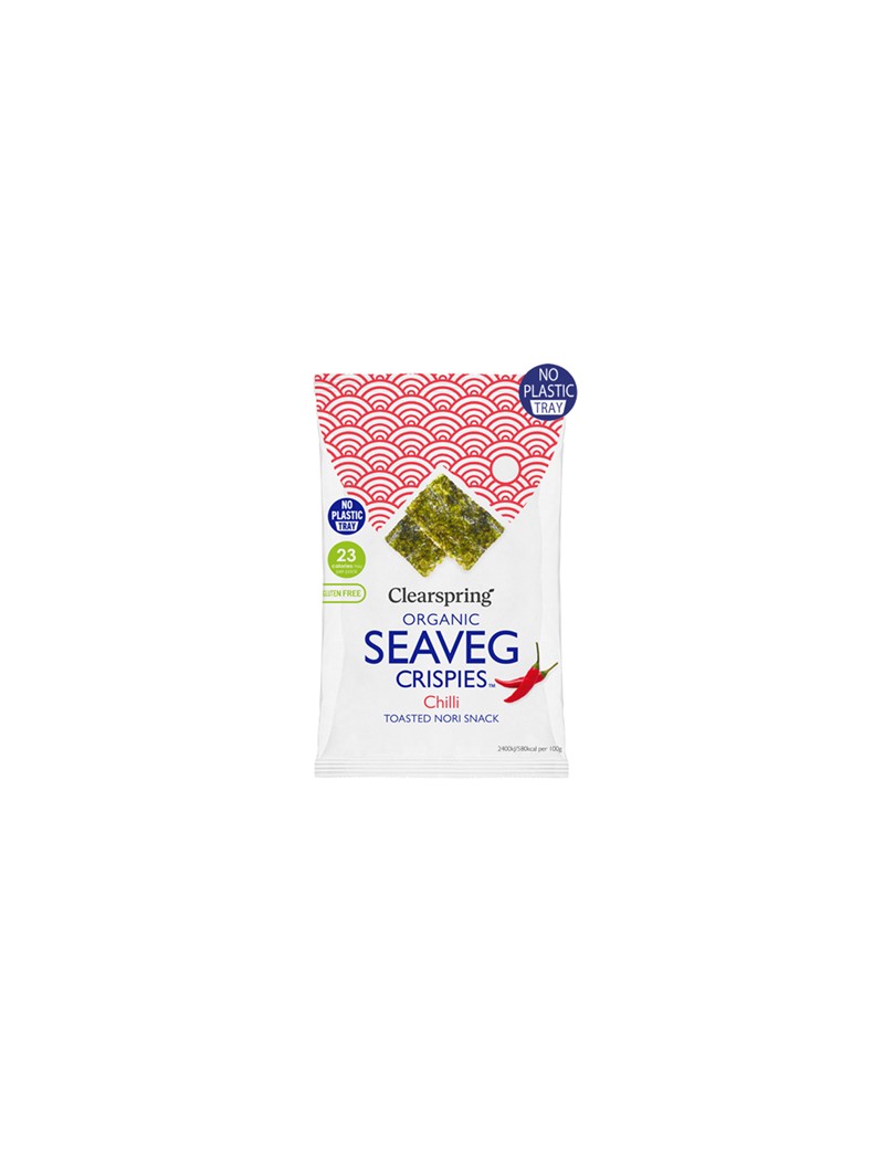 Seaveg Algenchips mit Chiligeschmack GLOSSARY FREE. BIO 4 g CLEARSPRING - Biolaboratorium