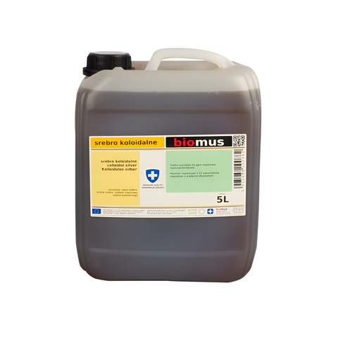 Argent colloïdal 50 ppm BIOMUS 5 L