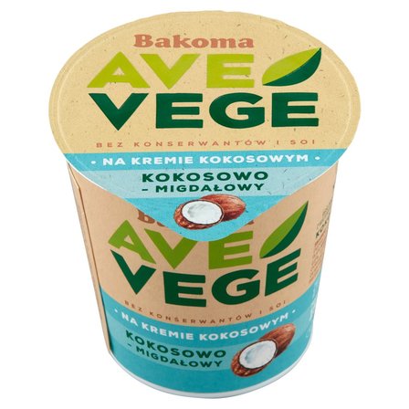 Ave Vege auf Kokoscreme mit natürlichem Bakoma-Geschmack, 150 g - Biolaboratorium