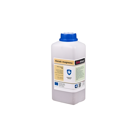 Magnesiumoxid. Geröstete Magnesia 87% WEISS 1kg BIOMUS