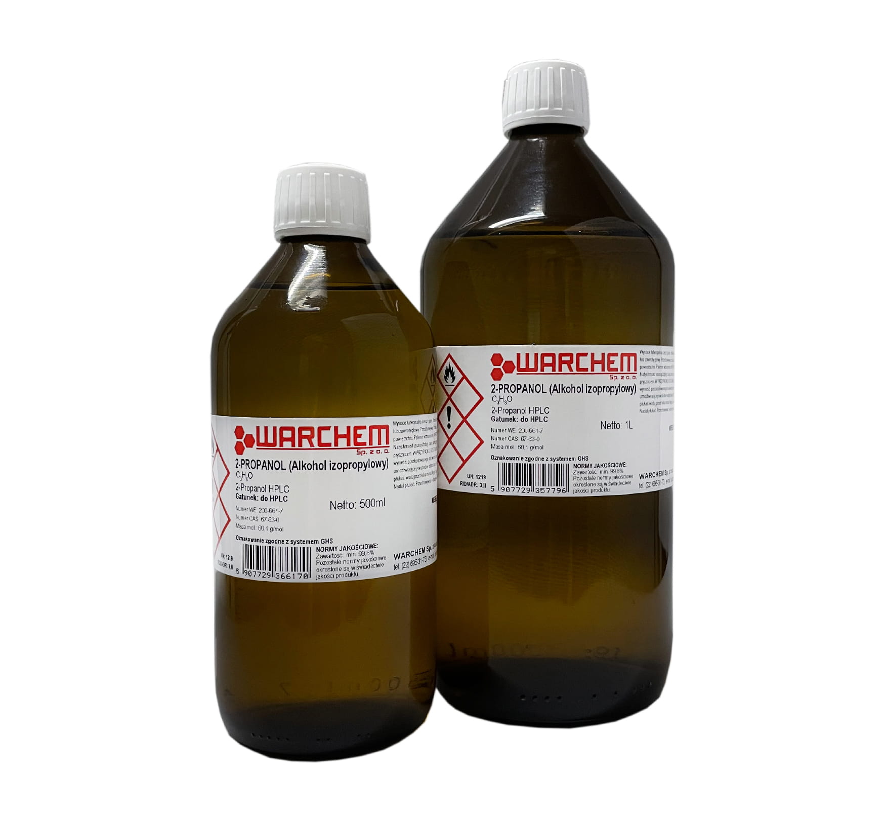2-PROPANOL (Isopropanol) - HPLC 500ml WARCHEM