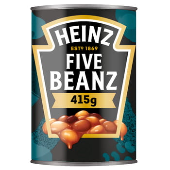 Bohnen in Tomatensauce fünf Bohnen Heinz 415g