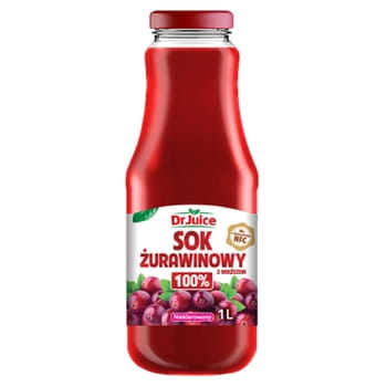 Cranberrysaft 100 % Dr. Saft 1l