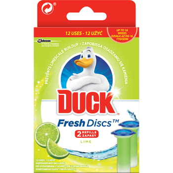 Gel-Toilettenscheiben Duck Lime STOCK 2 Stk.