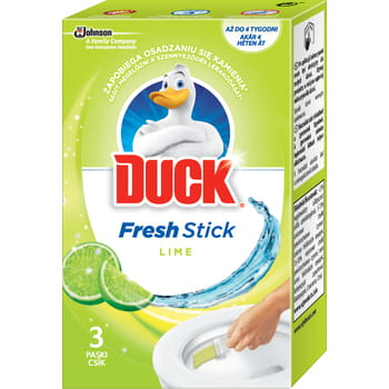 Gel-Toilettenstreifen Duck Lime 3St.