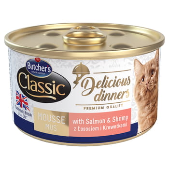 Mousse mit Lachs und Garnelen Butcher's Delicious Dinner 85g