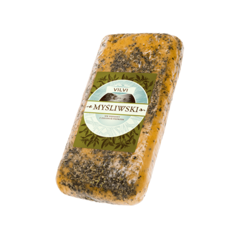 Aus der Waage: Jägerkäse mit grünem Pfeffer (ein Stück von ca. 150g)