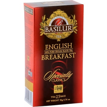 English Breakfast Basilur Teebeutel 25 x 2g Beutel