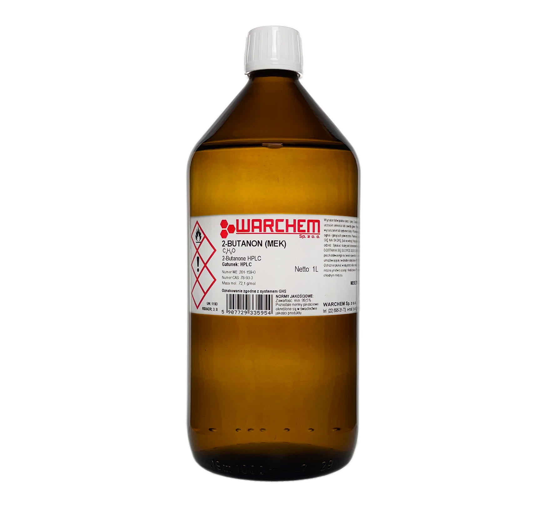 2-BUTANON (MEK) – für HPLC 1L WARCHEM