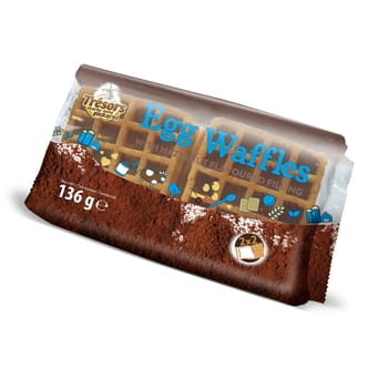 Waffeln mit Haselnussfüllung 136g