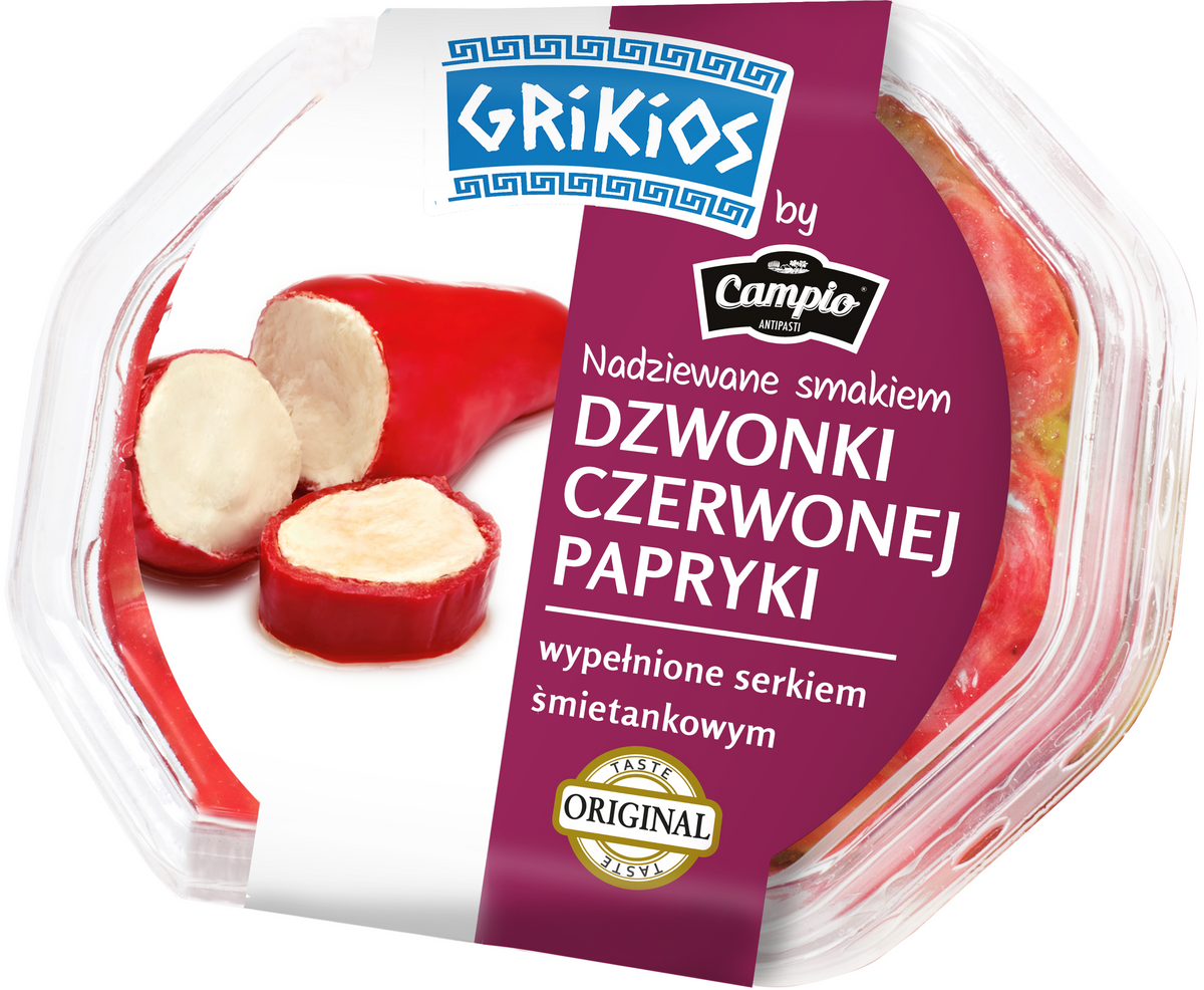 Grikios rote Paprika mit Käse 250g