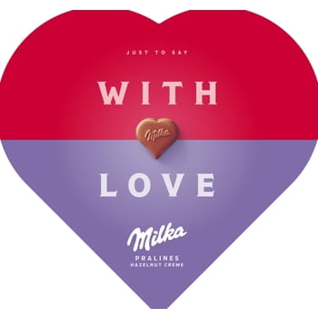 Pralinen I love Milka Haselnuss 165g