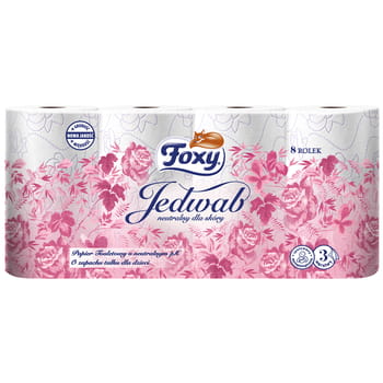 Toilettenpapier Foxy Silk 8 Rollen