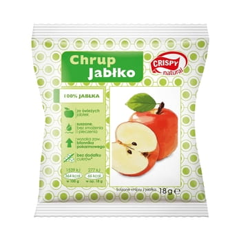 Knusprige natürliche getrocknete Apfelchips 18g