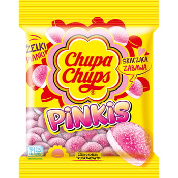 Chupa Chups Pinkis Gelees mit Erdbeergeschmack, 90 g
