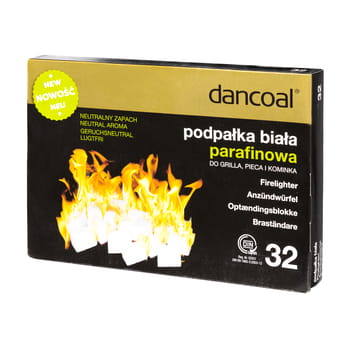 Dancoal weißer Paraffin-Feueranzünder 32 Stk.
